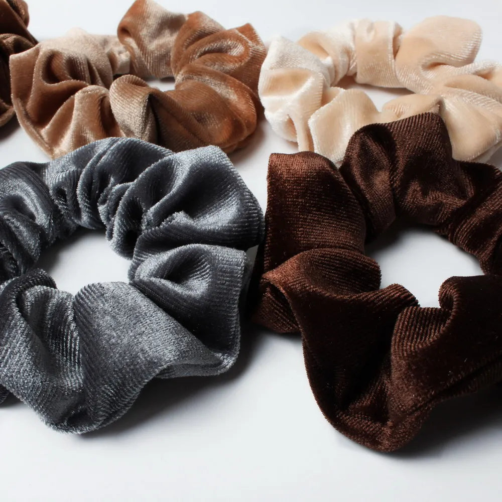 Elastic Velvet Scrunchies