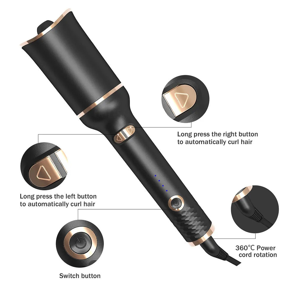 Lux Auto-Rotating Ceramic Hair Curler
