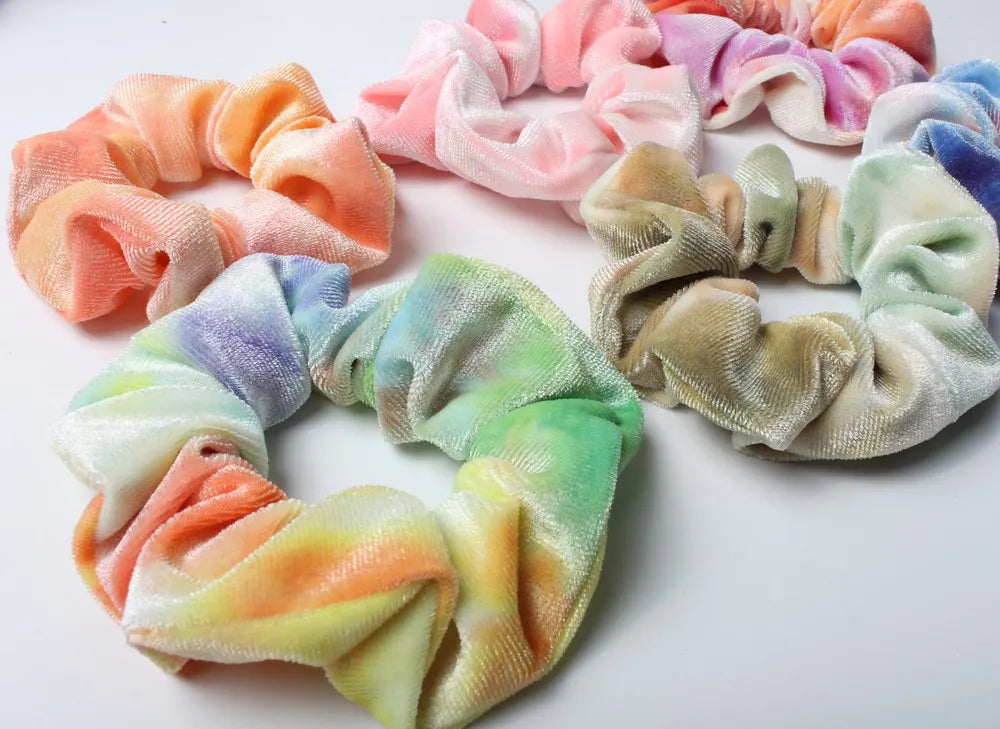 Elastic Velvet Scrunchies