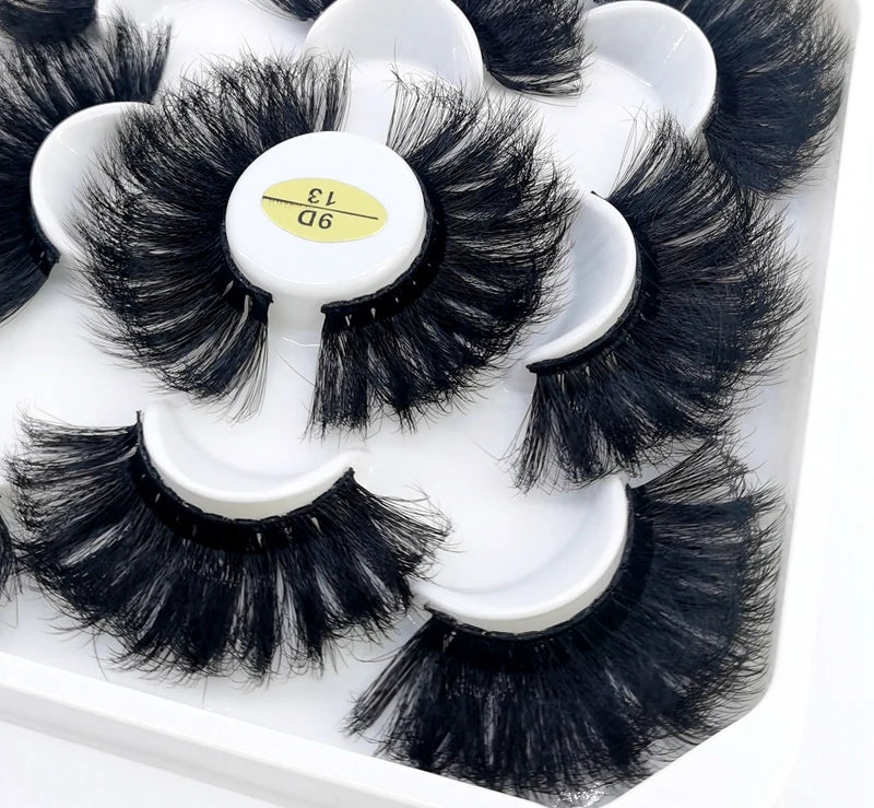 BeaU 5 Pair Mink 25mm Lashes