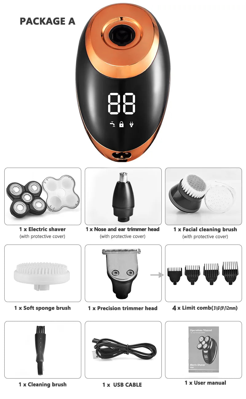 BG Electric Shaver & Trim Kit
