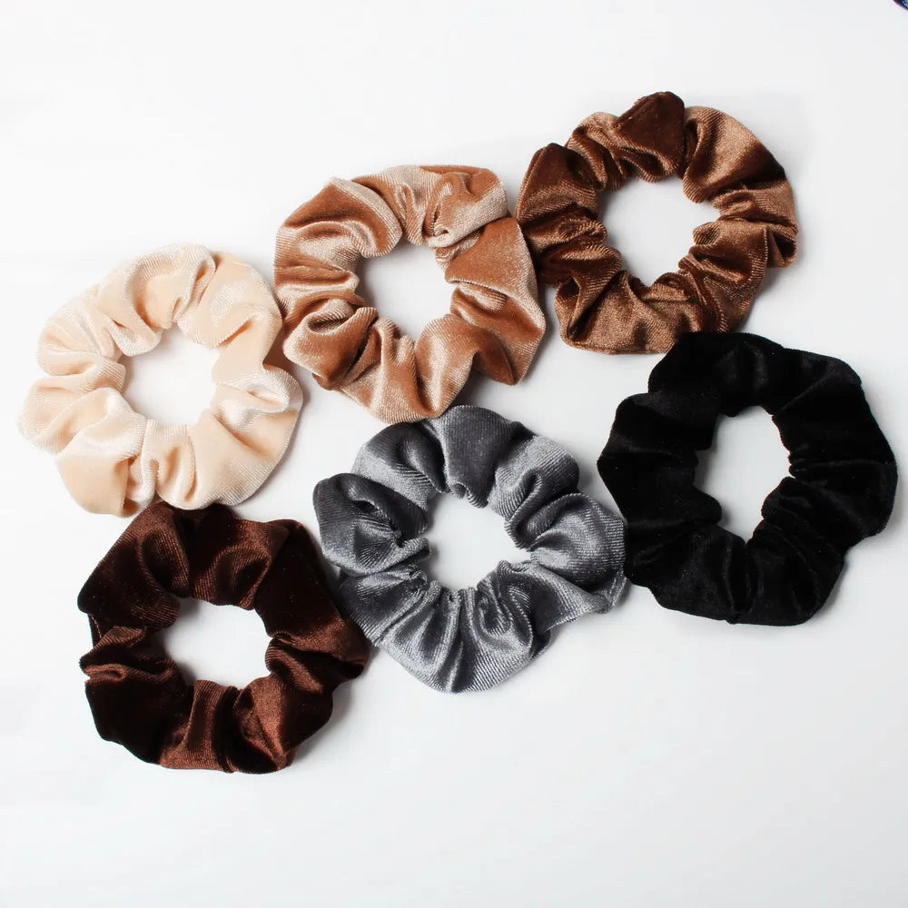 Elastic Velvet Scrunchies
