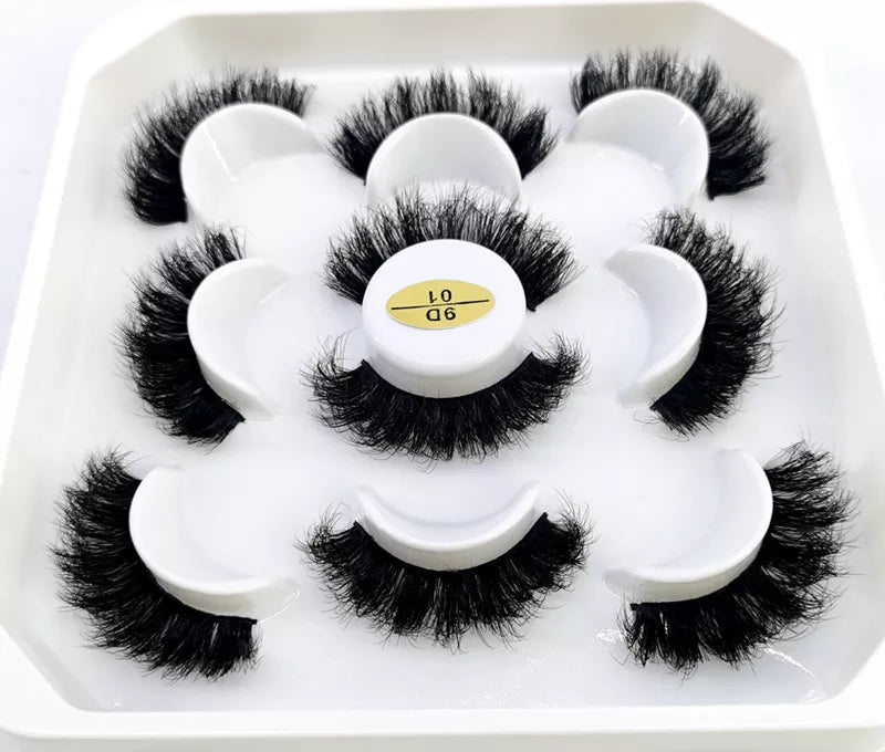 BeaU 5 Pair Mink 25mm Lashes