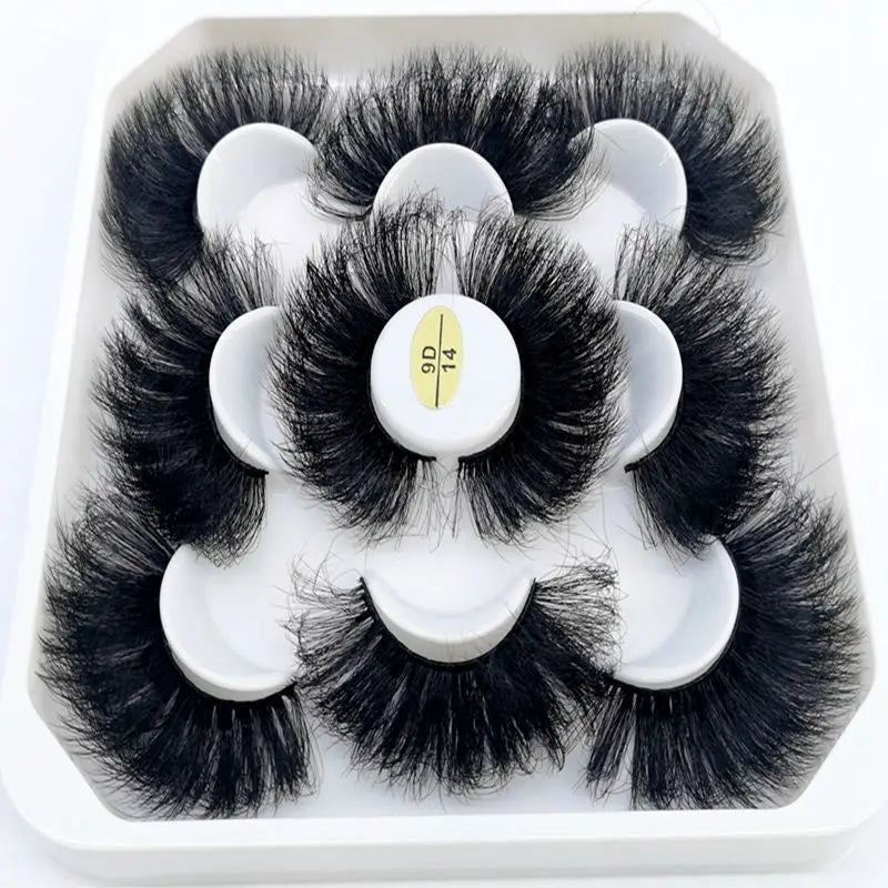 BeaU 5 Pair Mink 25mm Lashes