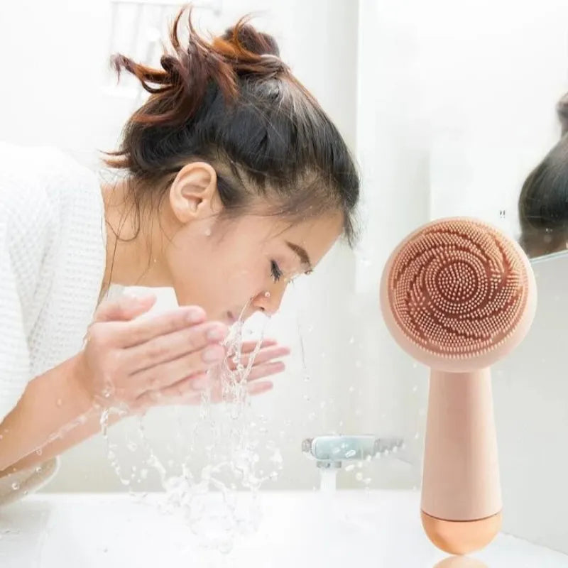Electric Rose Sonic Facial Cleansing Brush