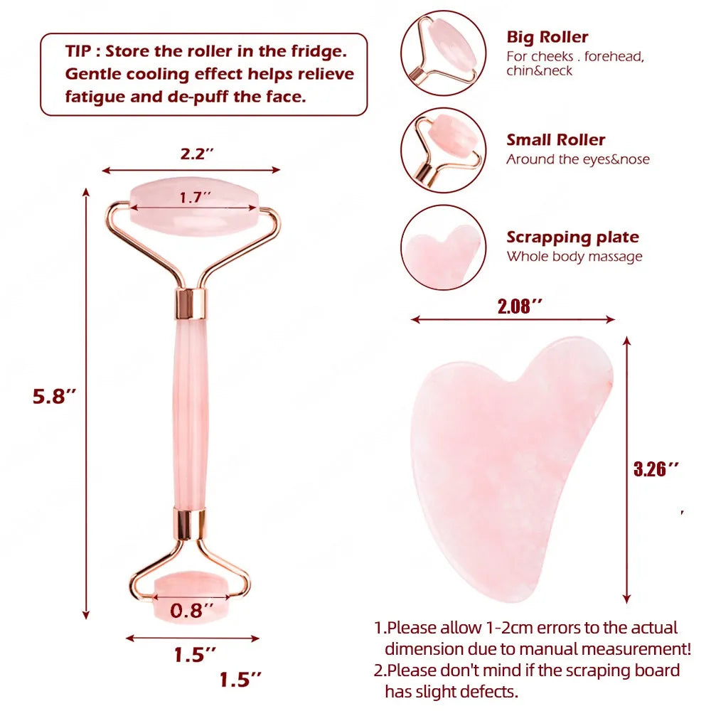 Gua Sha Natural Stone Massage Rollers