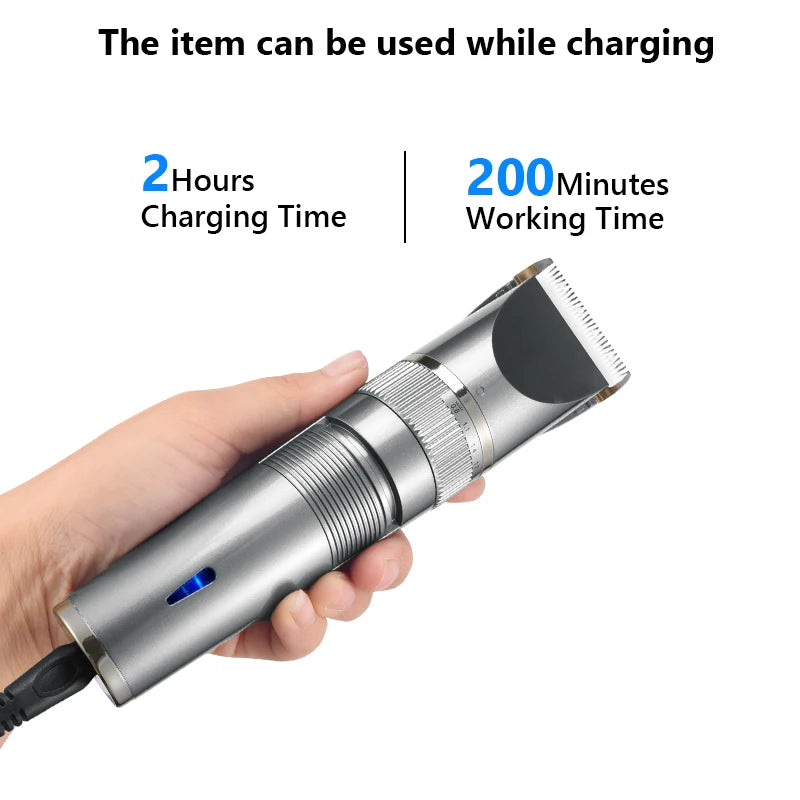 Professional Silver Hair Trimmer Kit