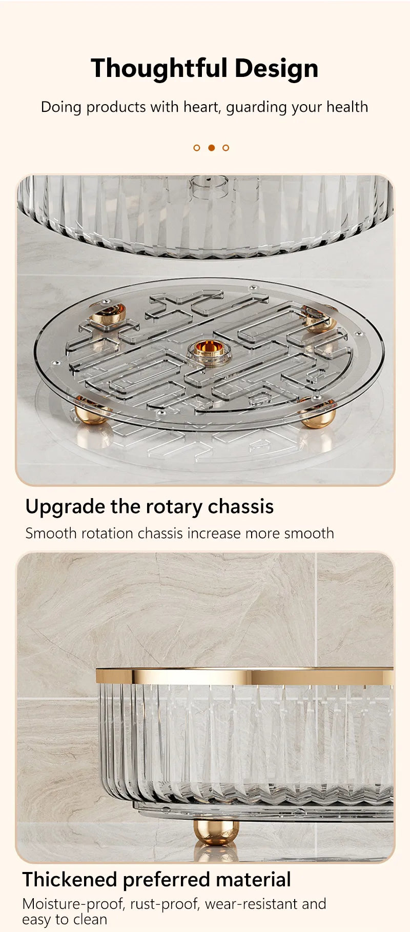 Gold Rim Tray
