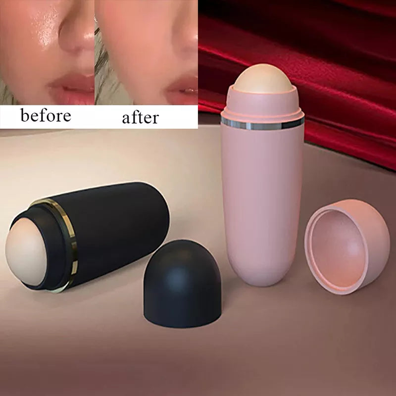 Rose Quartz Oil Absorber Roller