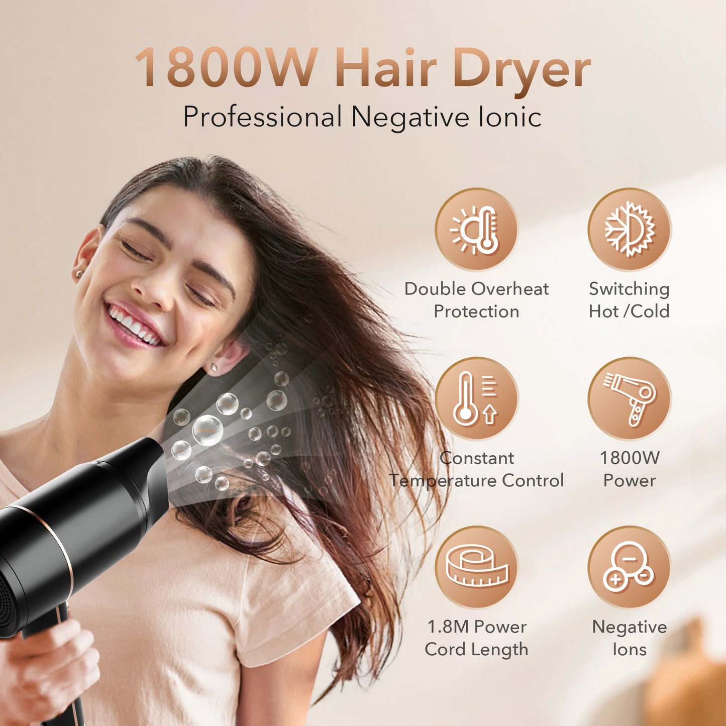 Anion Electric Hair Dryer