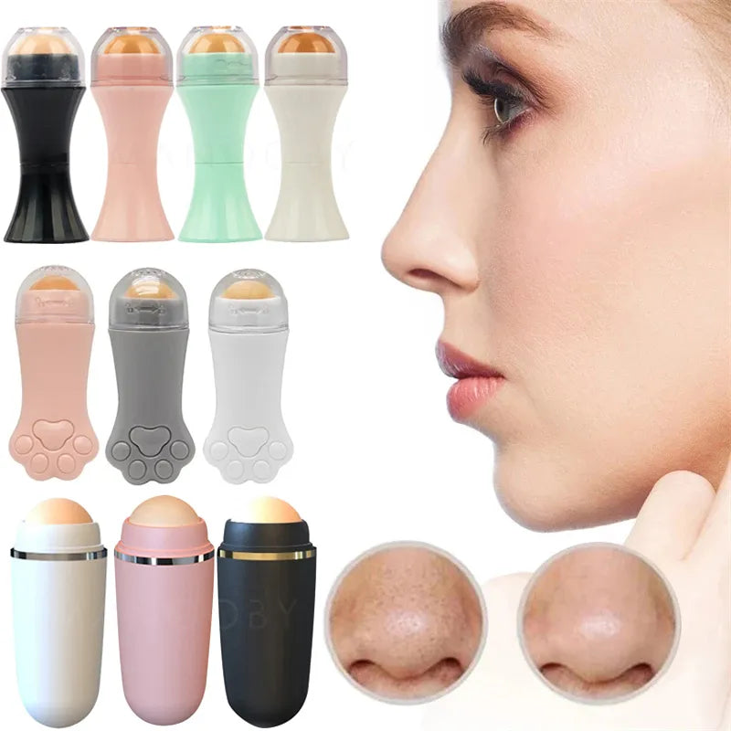 Rose Quartz Oil Absorber Roller