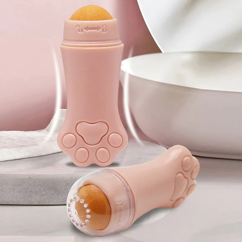 Rose Quartz Oil Absorber Roller