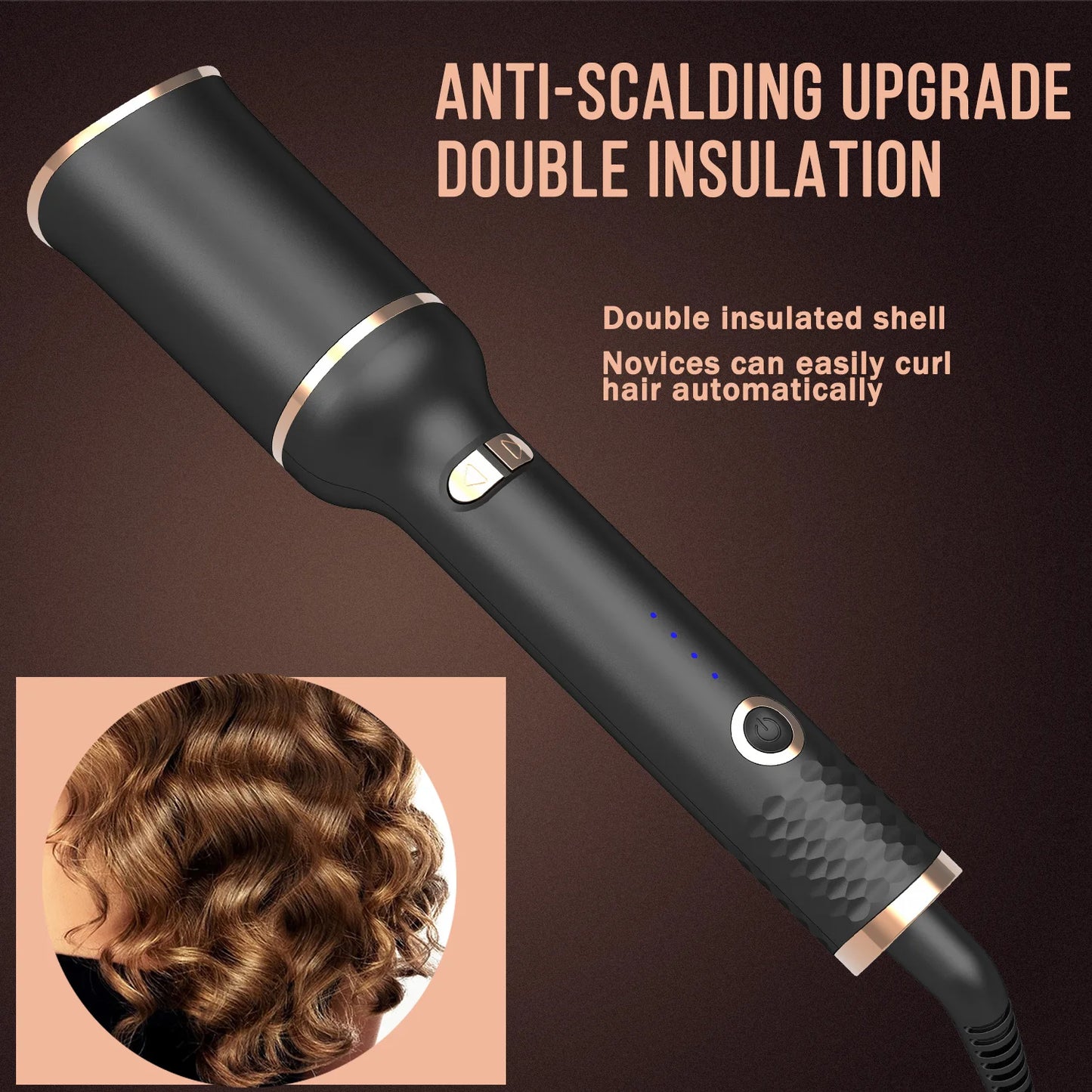 Lux Auto-Rotating Ceramic Hair Curler