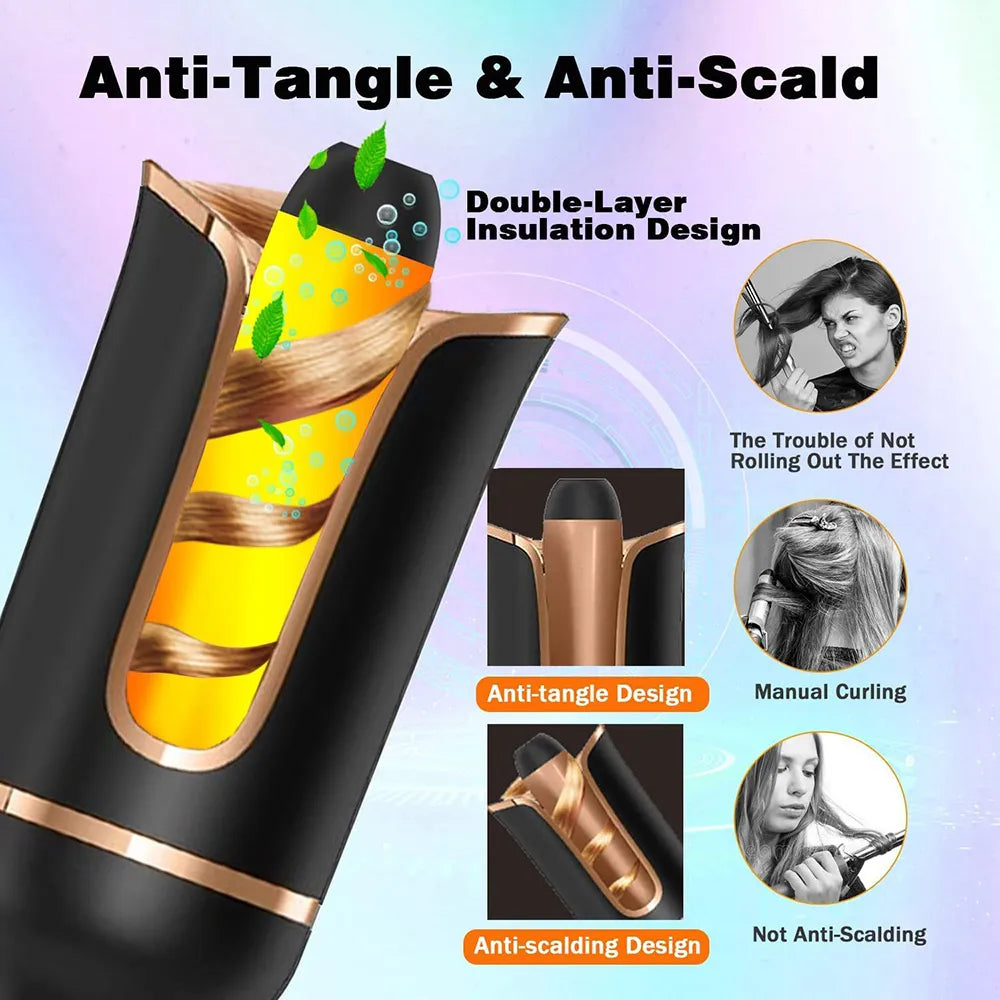 Lux Auto-Rotating Ceramic Hair Curler
