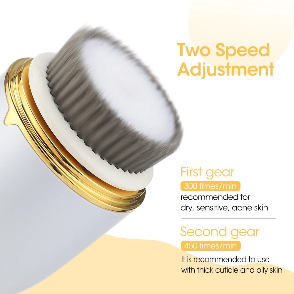 Rotating Ultrasonic Facial Cleanser Brush
