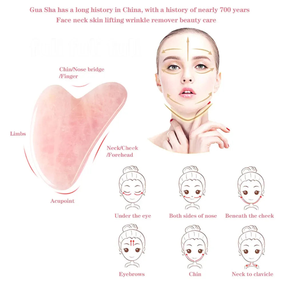 Gua Sha Natural Stone Massage Rollers