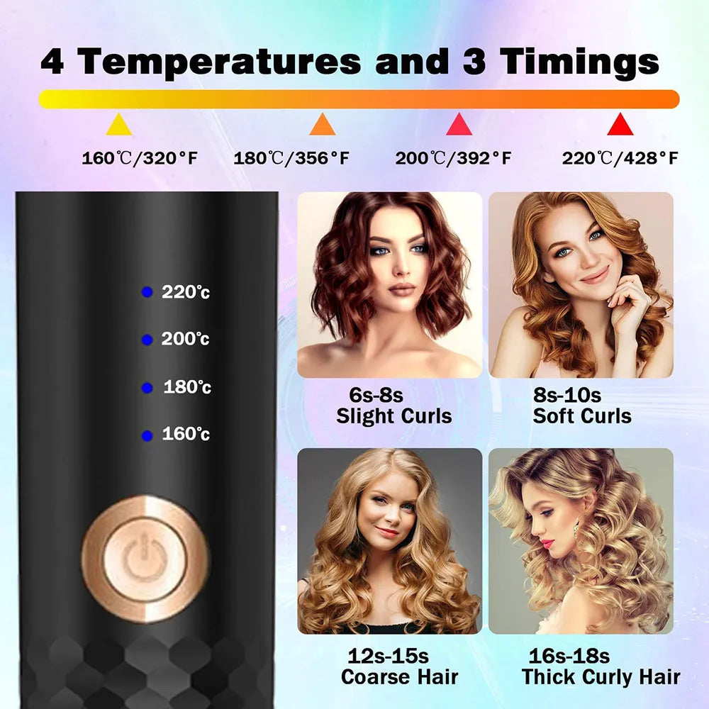Lux Auto-Rotating Ceramic Hair Curler