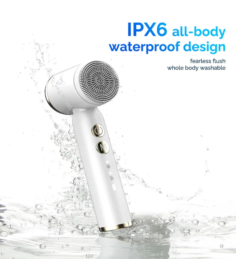 6 In 1 Ultrasonic Electric Skin Cleansing Brush