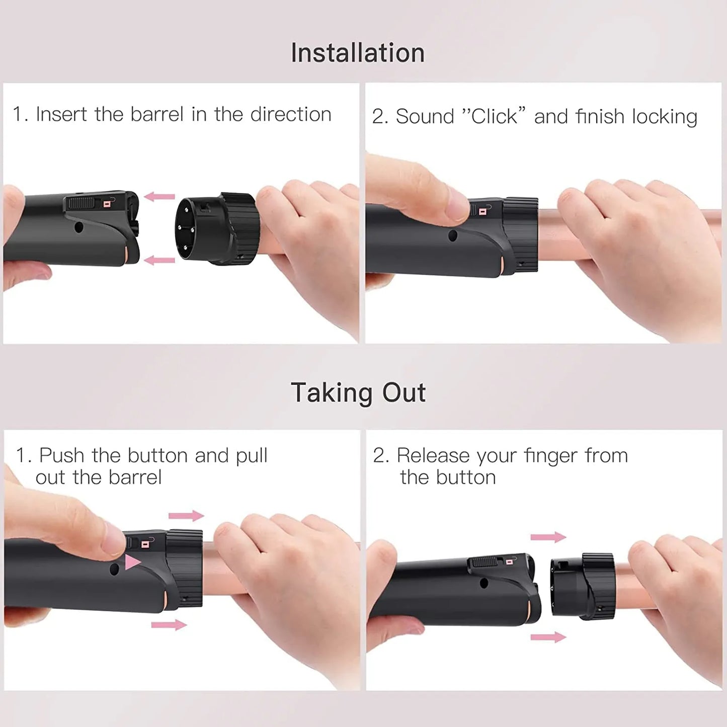 BTop 5 in 1 Crimp Curling Iron