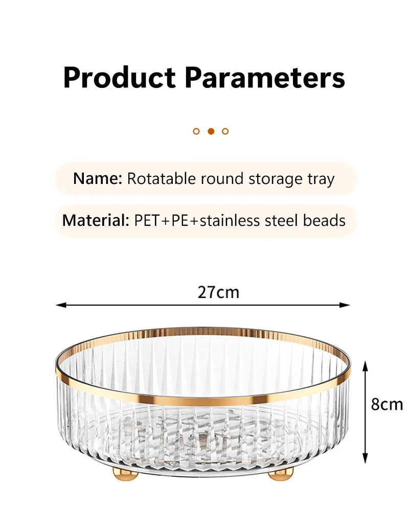 Gold Rim Tray
