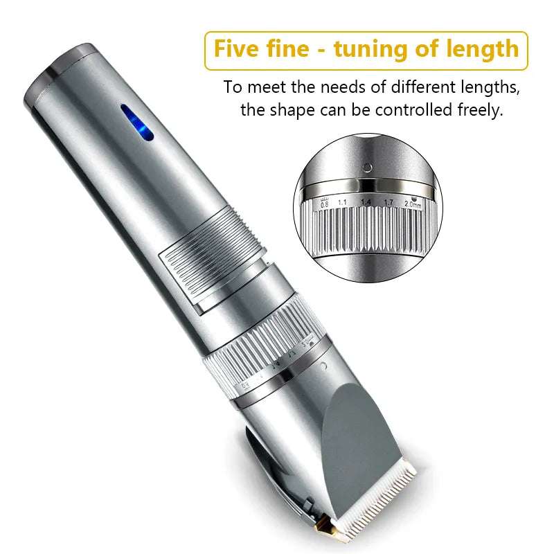 Professional Silver Hair Trimmer Kit