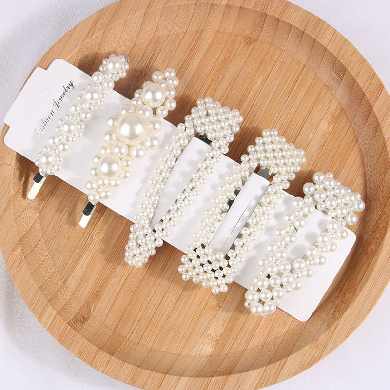 Pearl Hair Clip Sets