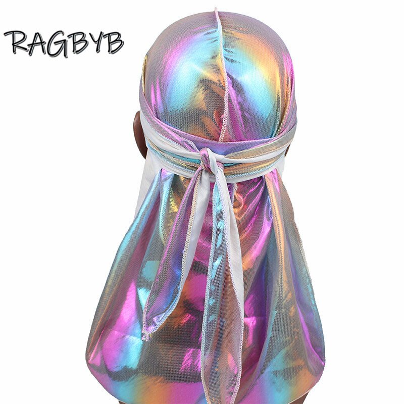 Unisex Holographic Silk Durags & Matching Bonnets