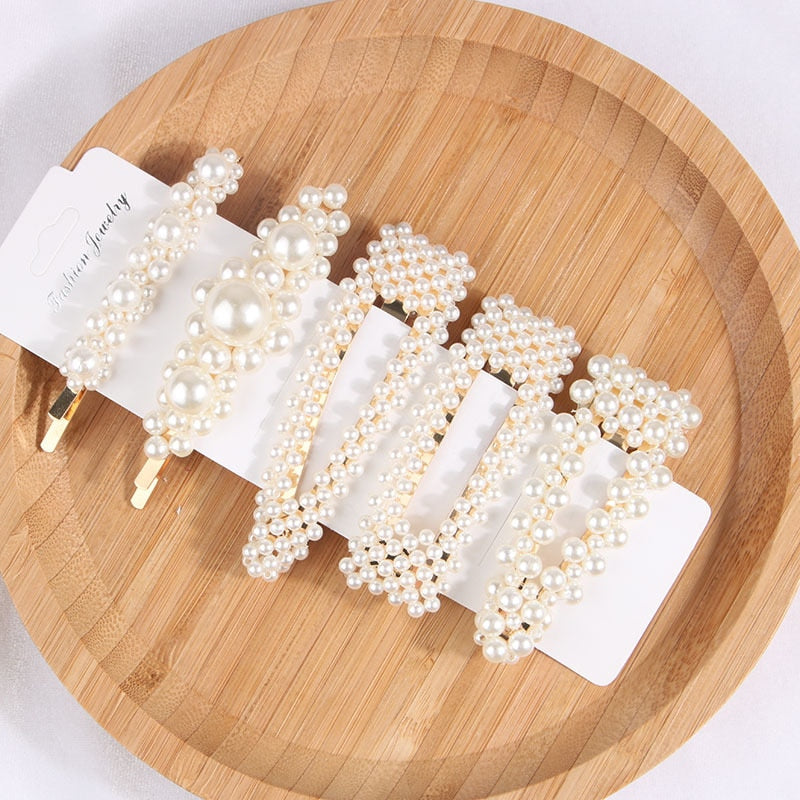 Pearl Hair Clip Sets