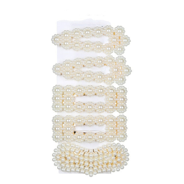 Pearl Hair Clip Sets