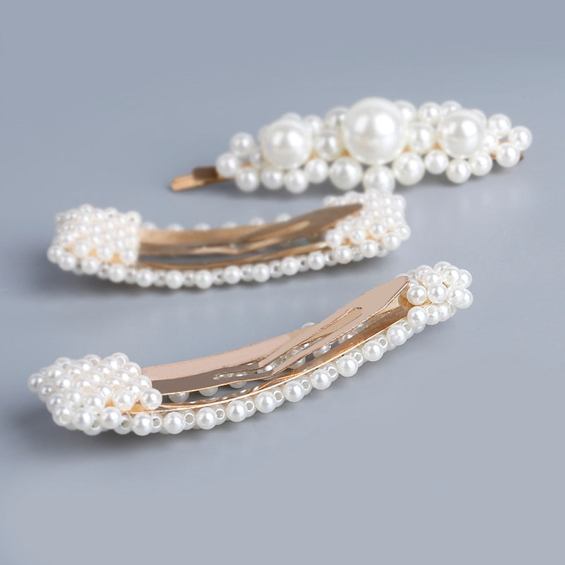 Pearl Hair Clip Sets