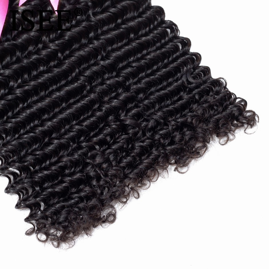 Mongolian Deep Curly Hair Human Hair Bundles