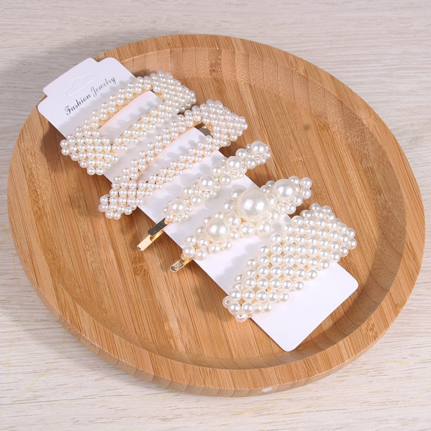 Pearl Hair Clip Sets