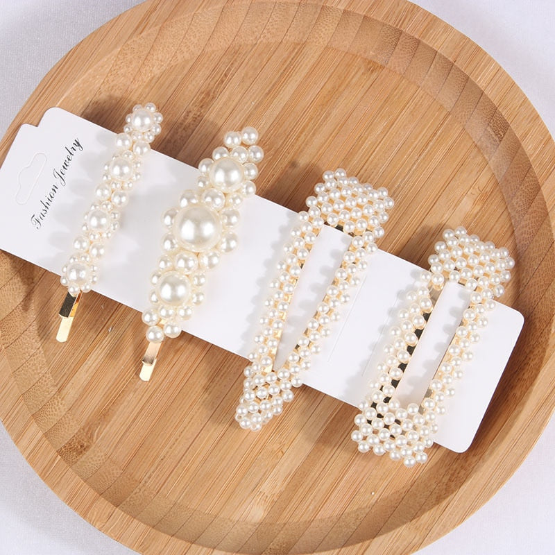 Pearl Hair Clip Sets