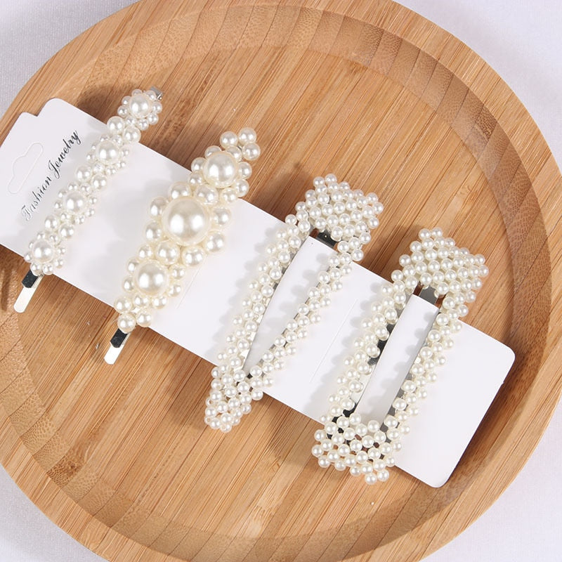 Pearl Hair Clip Sets