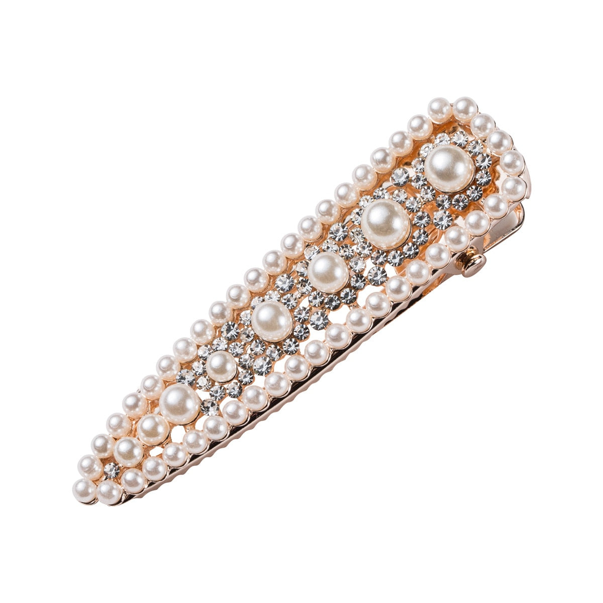 Crystal Pearl Hair Clips