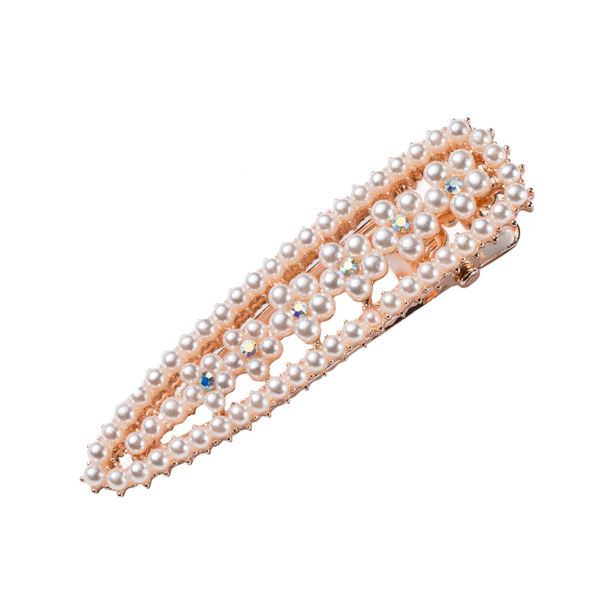 Crystal Pearl Hair Clips