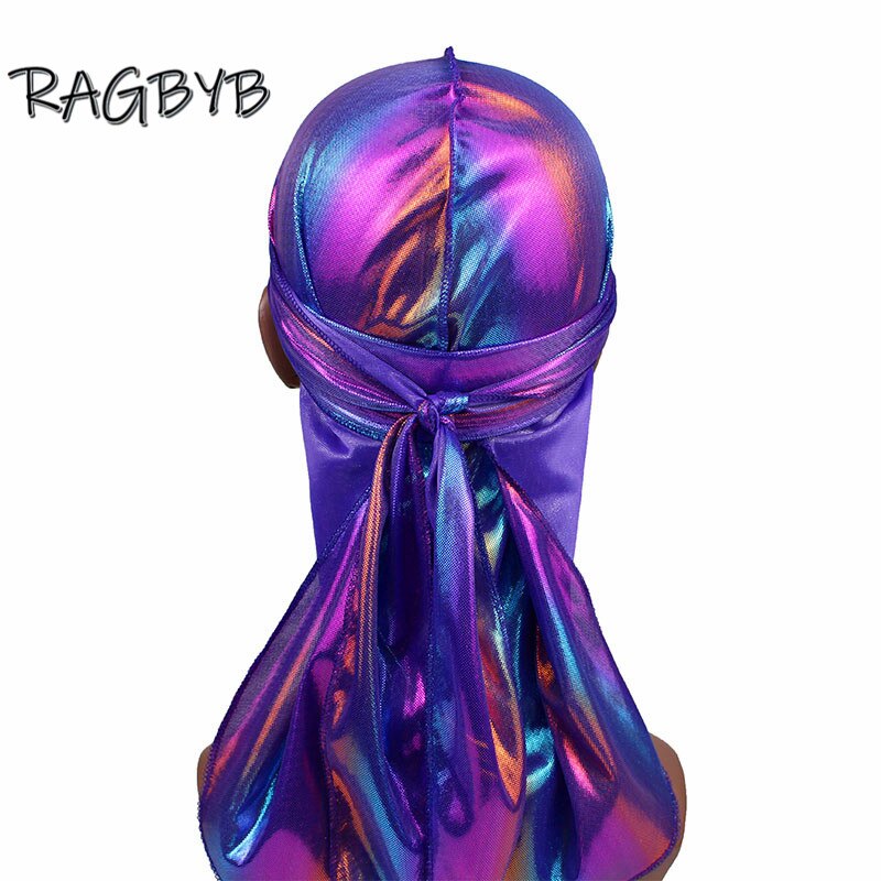 Unisex Holographic Silk Durags & Matching Bonnets