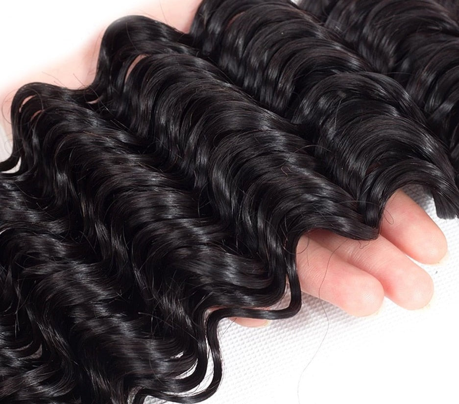 Brazilian Deep Wave Virgin Human Hair Bundle