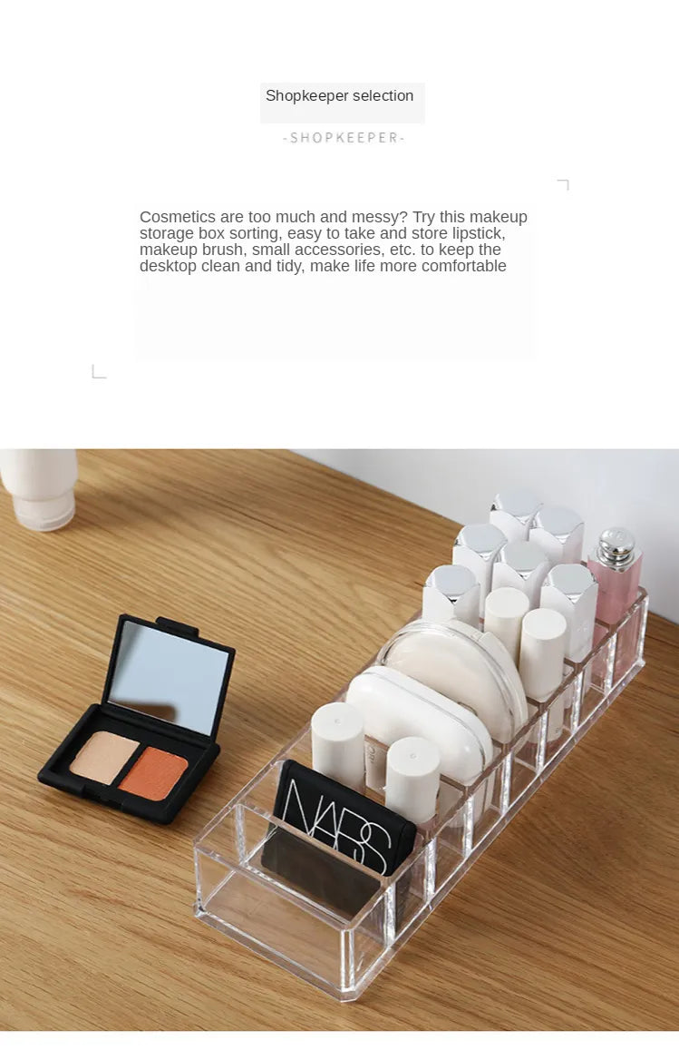 Transparent Acrylic Cosmetics Storage Holder