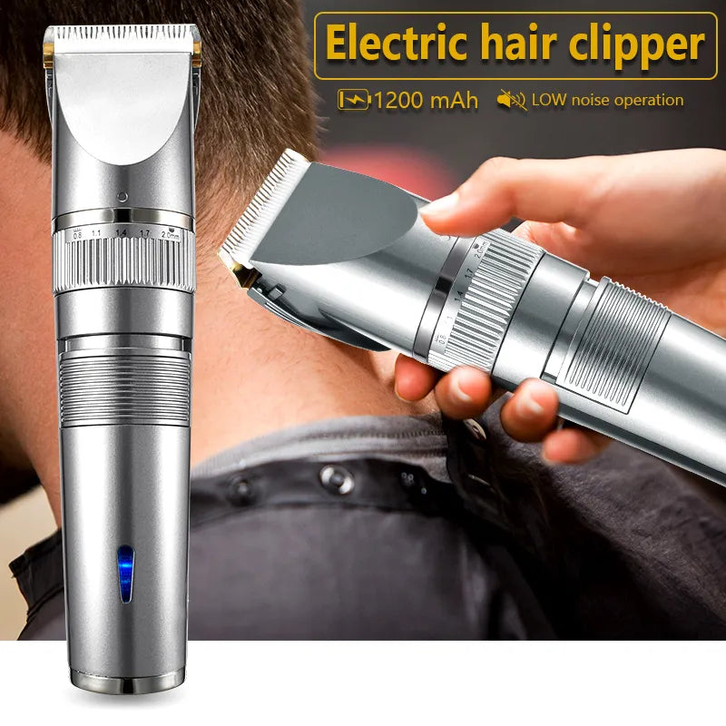 Professional Silver Hair Trimmer Kit