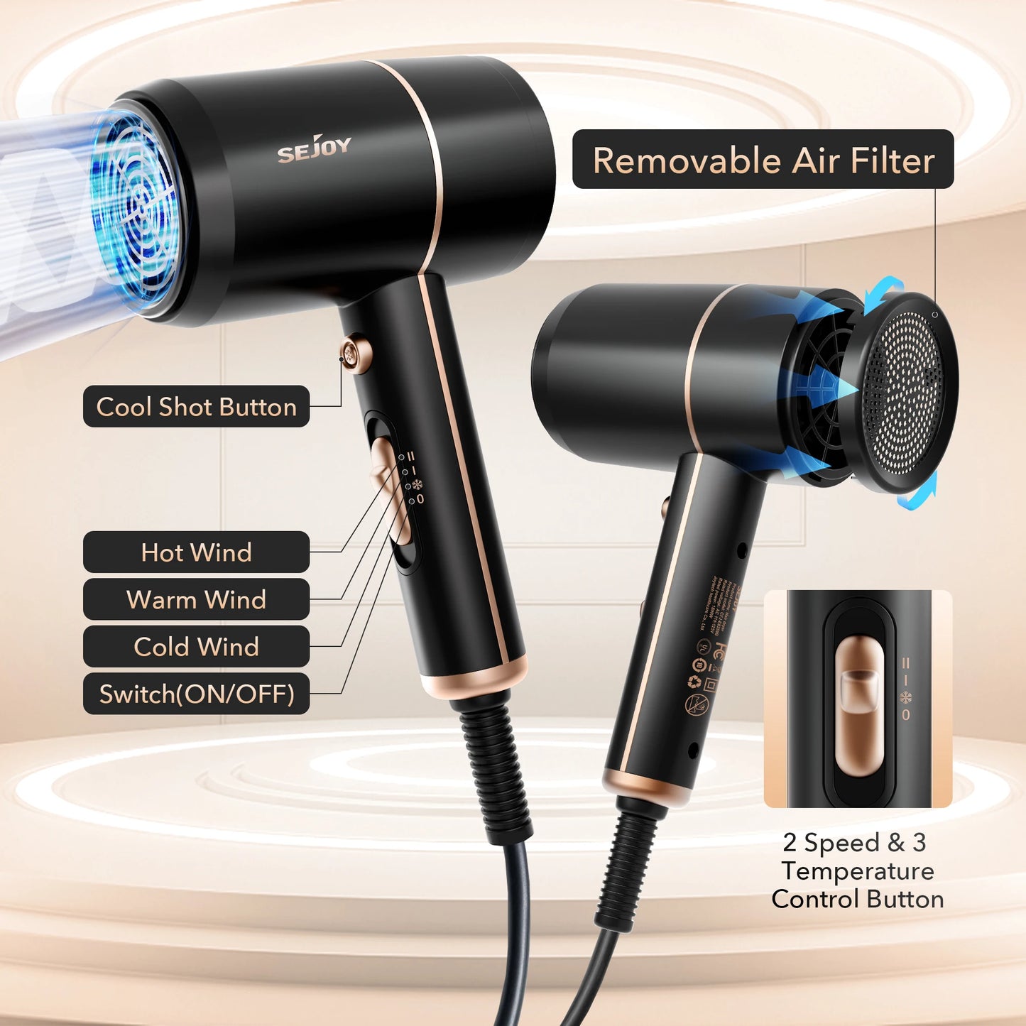 Anion Electric Hair Dryer