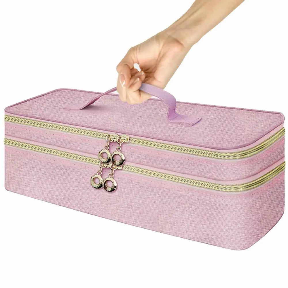 Pink Princess Hair Supplies Travel Bag