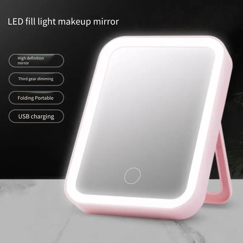Portable Travel LED Vanity Mirror