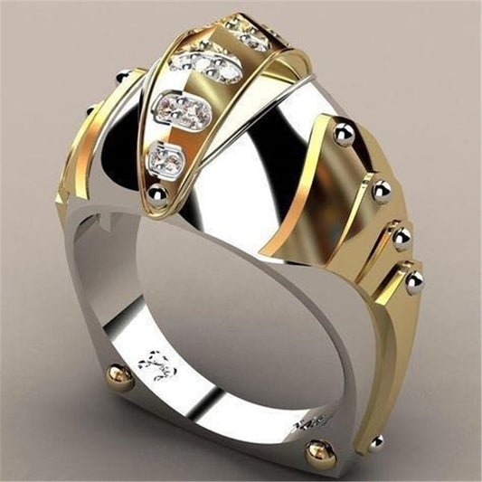 Chenrui Cross-Border White Diamond Ring